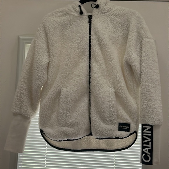 Calvin Klein, Performance, Teddy Jacket, Fleece, Zip, Hoodie, Size, SP - Picture 10 of 10